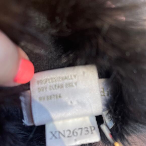 Sutton Studio Fur black Vest (Women's) Small-P - Picture 3 of 10